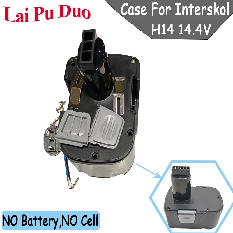 Для Interskol H14 14 4 V Ni-CD пластиковый чехол (без батареи без ячеек) DA-13 / 14.4E корпус