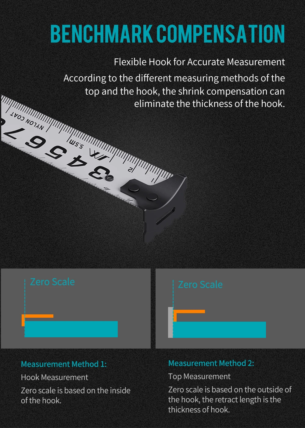 JIMI HOME 5.5M/3.5M Auto Self Lock Portable Tape Measure Coated Tape Ruler with Brake Button Wear Resistant Steel Measuring Tape 7 Hf7b24767ac51411bab537e2518d2de5eD