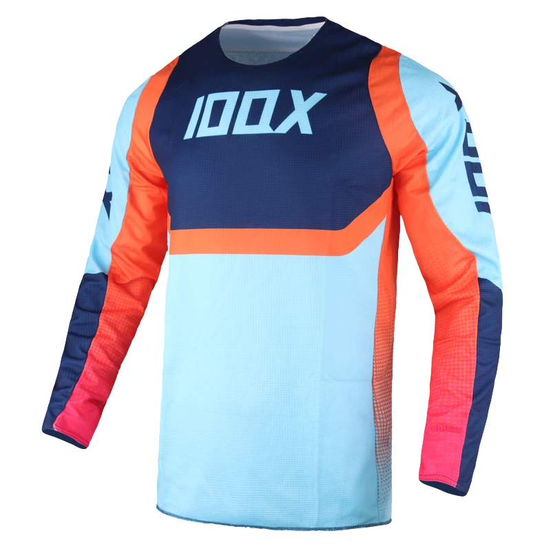 

IOQX 360 Voke Джерси для мотокросса с длинным рукавом MTB UTV ATV велосипед внедорожный велосипед Скутер уличная одежда мужская