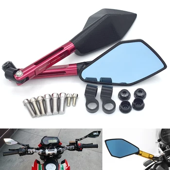 

Universal 8mm 10mm Motorcycle CNC Aluminum rearview side mirror For YAMAHA YZF R1 R6 R6S YZF-R25 YZF-R3 YZF R125 YZF-R5