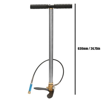 

Hot 400bar 40mpa Hand Operated Inflator Pump Mini High Pressure Compressor with 8mm Female Quick Connector for Bike Tyre