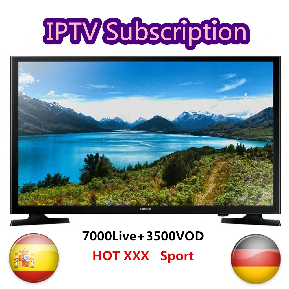 

Happy iptv subscription Europe IPTV subscription Spain Sport Adult TV code GSE Enigma for M3U Android Box smart PC Smart TV