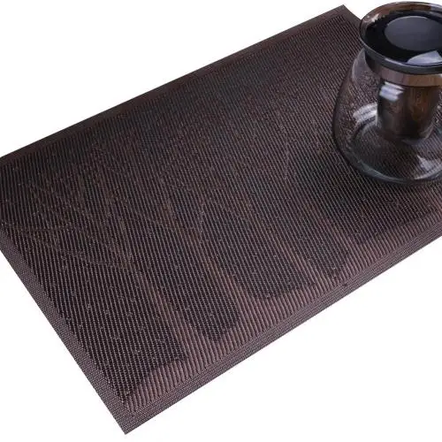 45x30cm Christmas Tree Antiskid Heat Insulated Table Mat Bowl Dish Pad Placemat Kitchen Accessories Heat Insulated - Цвет: Коричневый