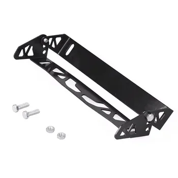 

Auto License Plate Frame Aluminum Alloy Rotatable Number Plate Rack Adjustable License Plate Frame Label Holder