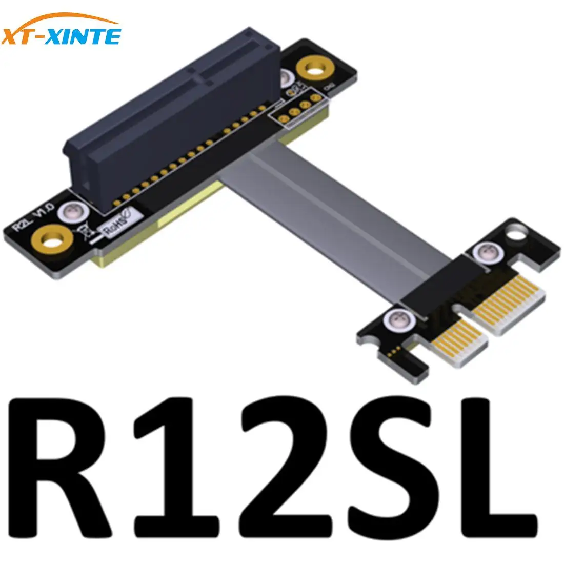 Pcie X4 Extension Cable Adapter Board Pcie 3.0 X1 8g/bps For Audio