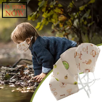 

Kids Printed Anti-fog Cotton Children's Mask, Washable And Reusable Dust Mouth Cover Child Fashion Mouth Mask Mascarillas