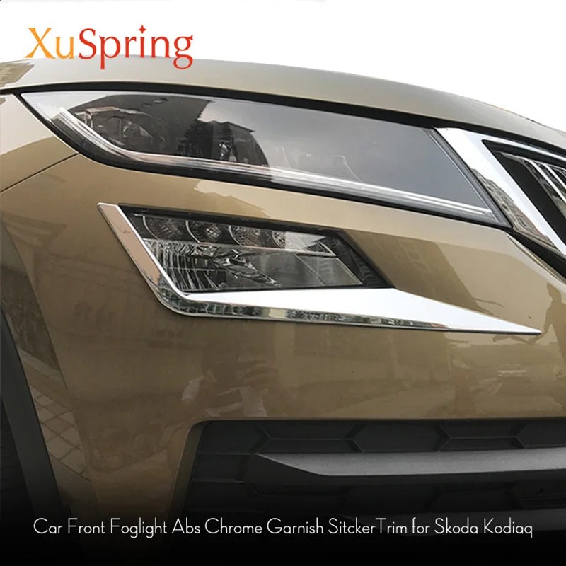 Для Skoda Kodiaq 2017 2018 2019 2020 автомобильные передние противотуманные фары светильник