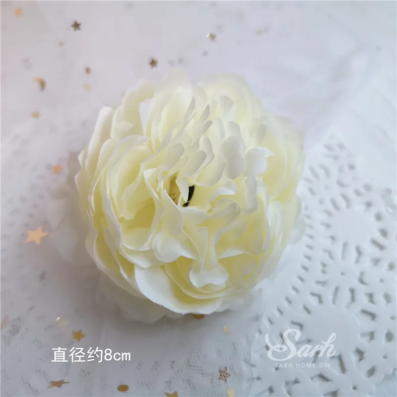 3pc white peony Свадебные украшения для торта на крючке, вечерние принадлежности, нежный цветок, олень, декор для выпечки, Свадебный десерт, подарки для любви - Цвет: 3pc white peony