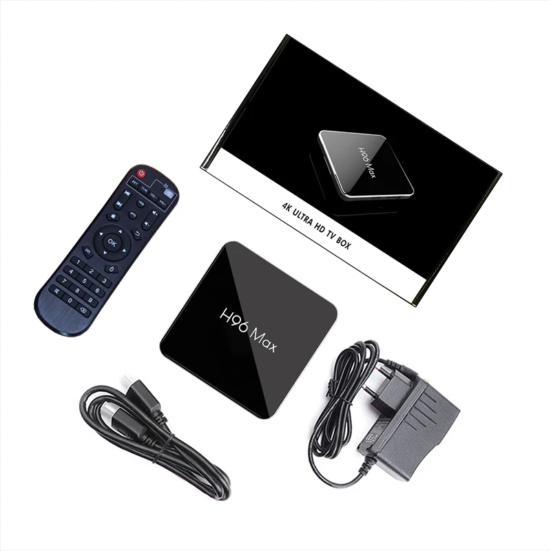 H96 MAX X2 Android tv Box 9,0 4 Гб 64 Гб S905X2 1080P H.265 4K Google Store Netflix Youtube H96MAX 2G16G смарт-приставка