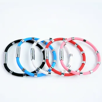 

1 Pc Anti Static Bracelet Adjustable Silicone Negative Ion Balance Energy Bracelet Remove The Body Static Safety Working Sport