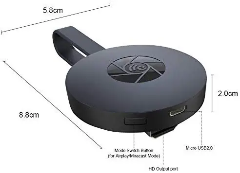0001 AMKLE MiraScreen tv Stick HDMI ключ anycast Miracast DLNA Airplay Wi-Fi дисплей приемник Поддержка Windows Andriod tv SG2A - Цвет: 0001
