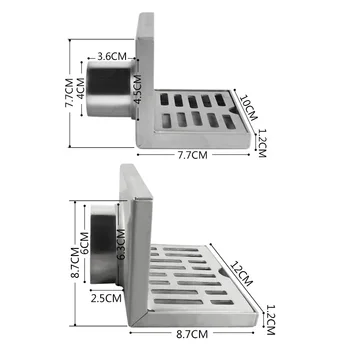 

Stainless Steel Deodorant Floor Drain Corner Drain Floor Drain Hotel Bathroom L-Shaped