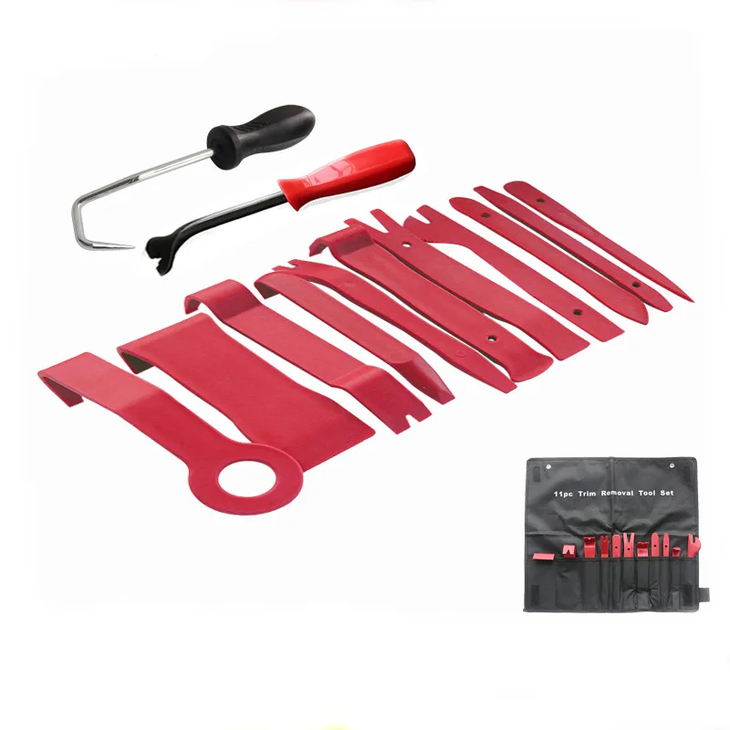 

Cross Border for Car Audio Dismantlement Tool 13 Pieces Oil Seal Puller Buckle Screwdriver Crow Plate Tool
