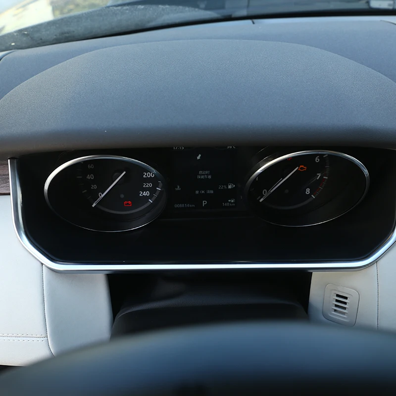 Для Land Rover Discovery 5 LR5- серебряные автомобильные аксессуары ABS Хромированная панель U форма рамка отделка