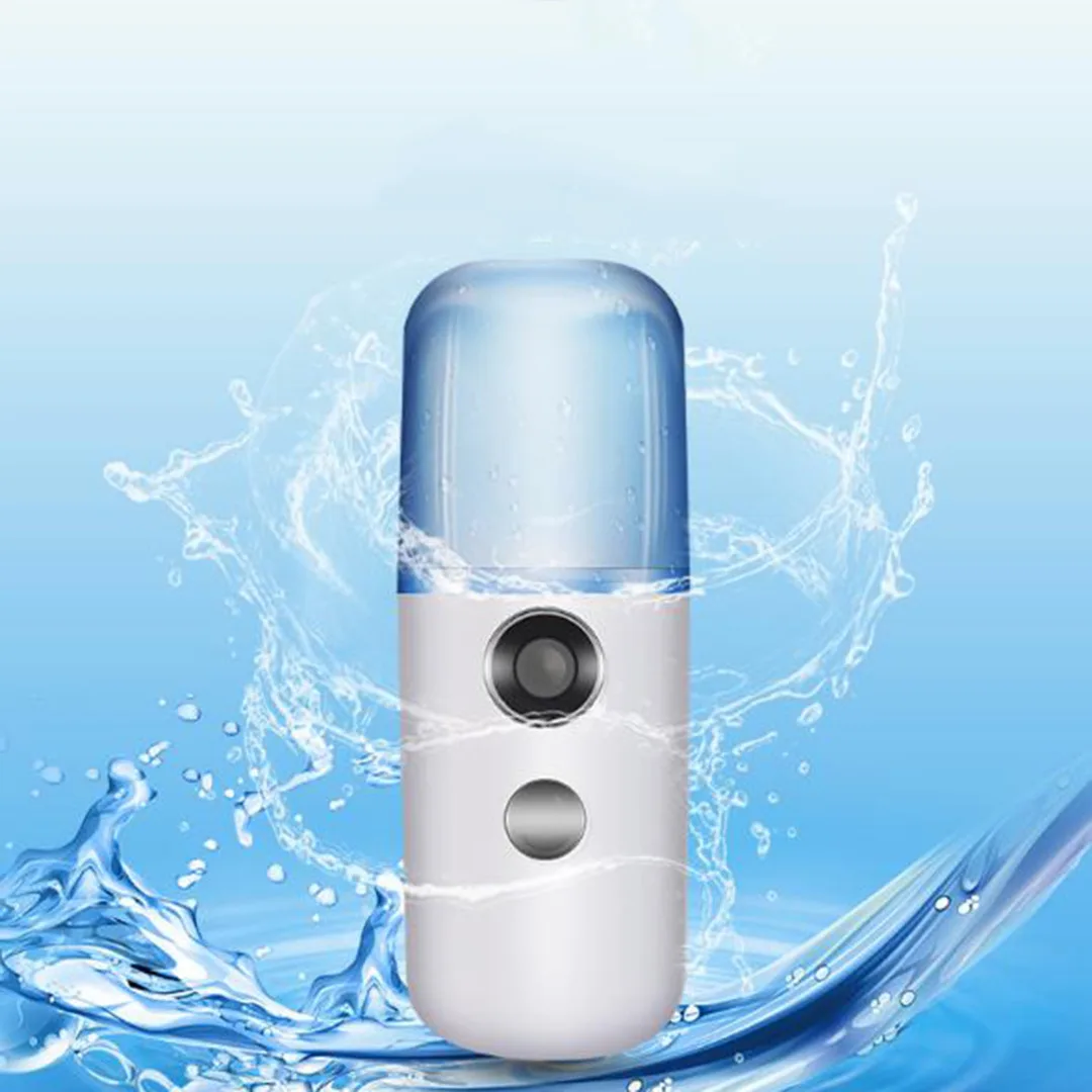 30ml Handy Nano Mist Spray Atomization Mister Face Facial Moisturizing Reduce Fine Wrinkles Redness&pain Skin Tight Refreshed