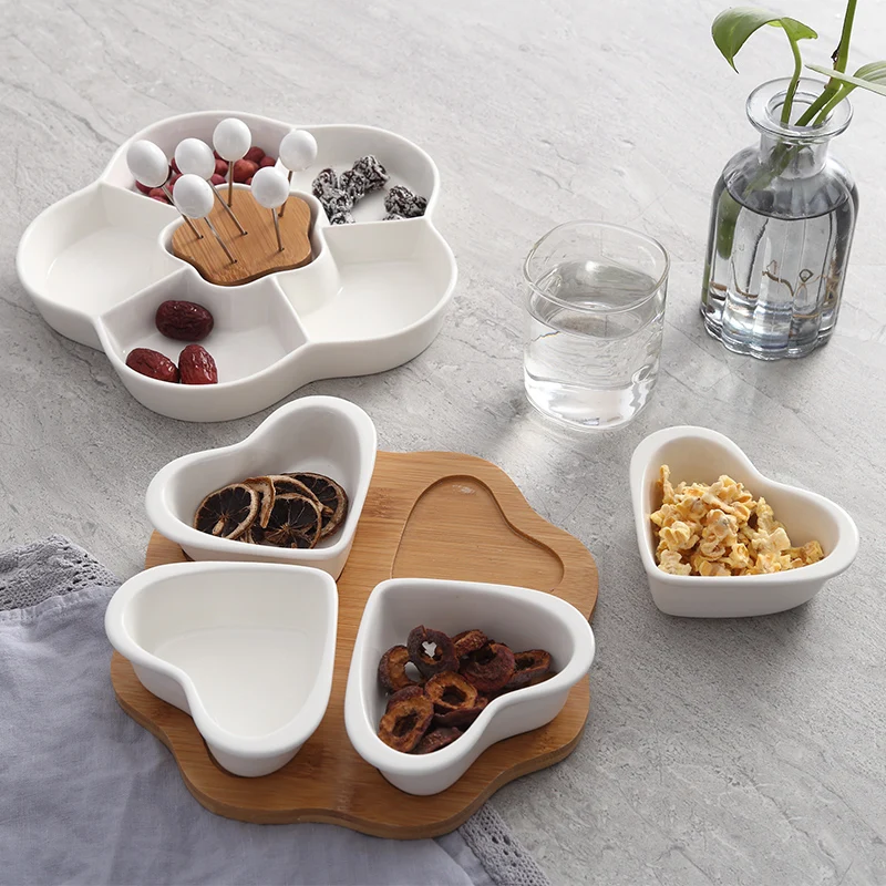 Круглая комбинация фруктов тарелка сервировочные подносы креативные