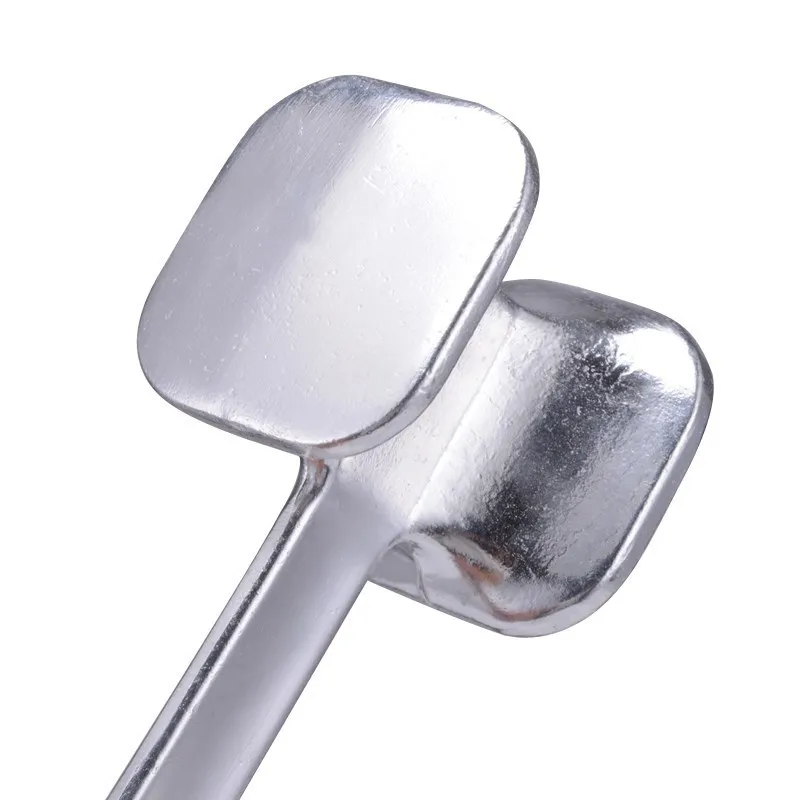 1PC Two Sides Aluminum Meat Hammer Mallet Beef Chicken Steak Beefs Porks Portable for Steak Pork Kitchen Tools