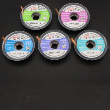 

1PCS Welded braided wire 1.5/2.0/2.5/3.5mm Length 1.5M Desoldering Braid Solder Remover Wick Wire Repair Tool