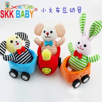 

Fashion Wooden Train Paired Toy Safe Material Desktop Practice Multicolor Animal Train Toy Learning & Education Toy