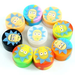 Boîte à cire en Silicone, récipient antiadhésif de 5ml, manque d'huile, conteneur de cire en silicone 