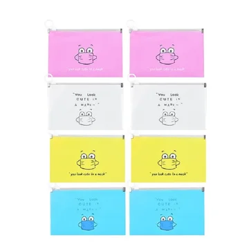 

8pc Portable Mask Cover Bag Portable Facemask Holder Face Mask Storage Box Case Save Mask Boxes caja para guardar mascarillas