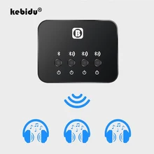 Kebidu мини оптический Bluetooth передатчик Aptx 1-3 мульти-пара для ТВ Dual Link Беспроводной музыкальный аудио адаптер для динамика