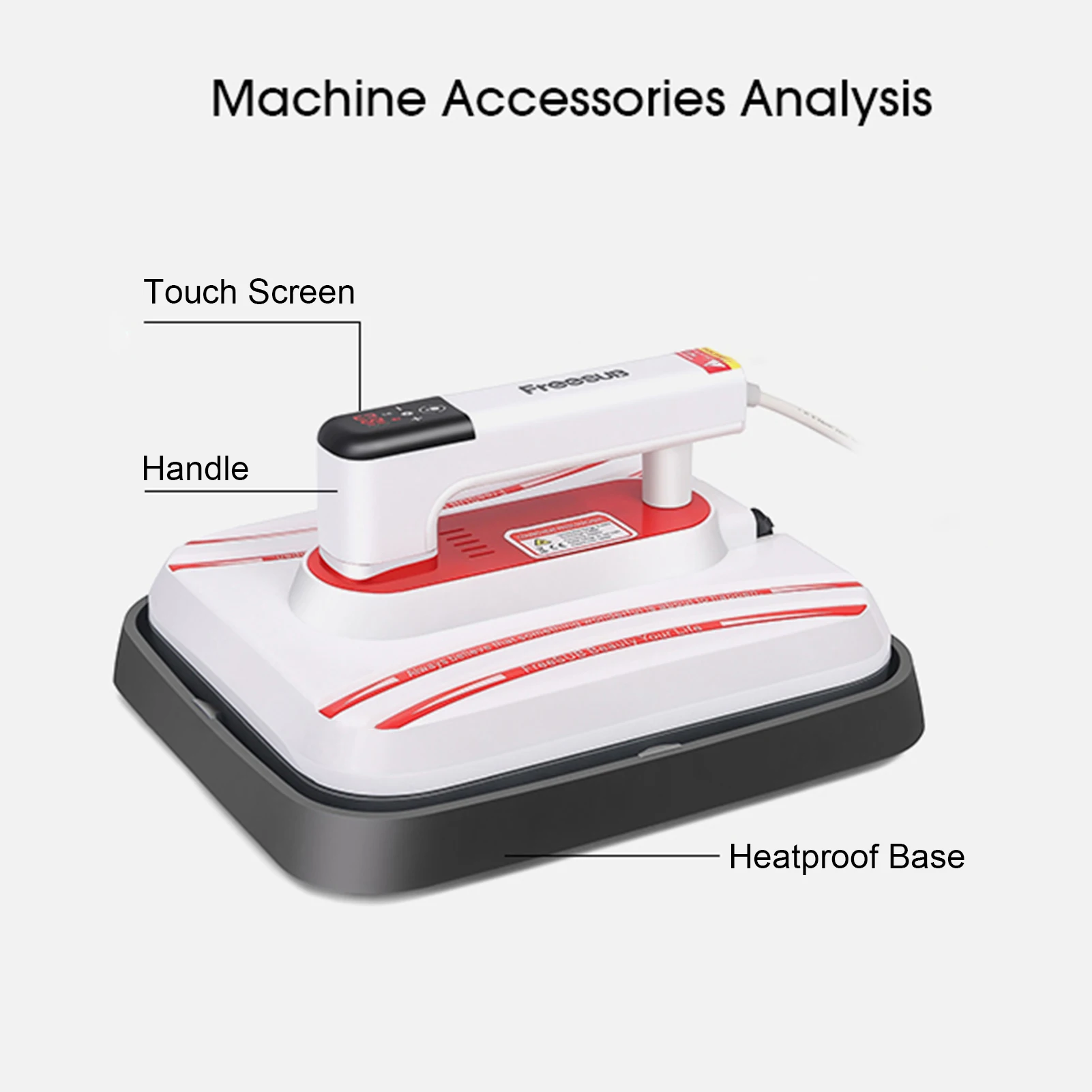 Mini Heat Press Machine T-Shirt Printing Easy Heating Transfer Press Iron  Machines for Clothes Bags Hats Pads Blanket Leather - AliExpress