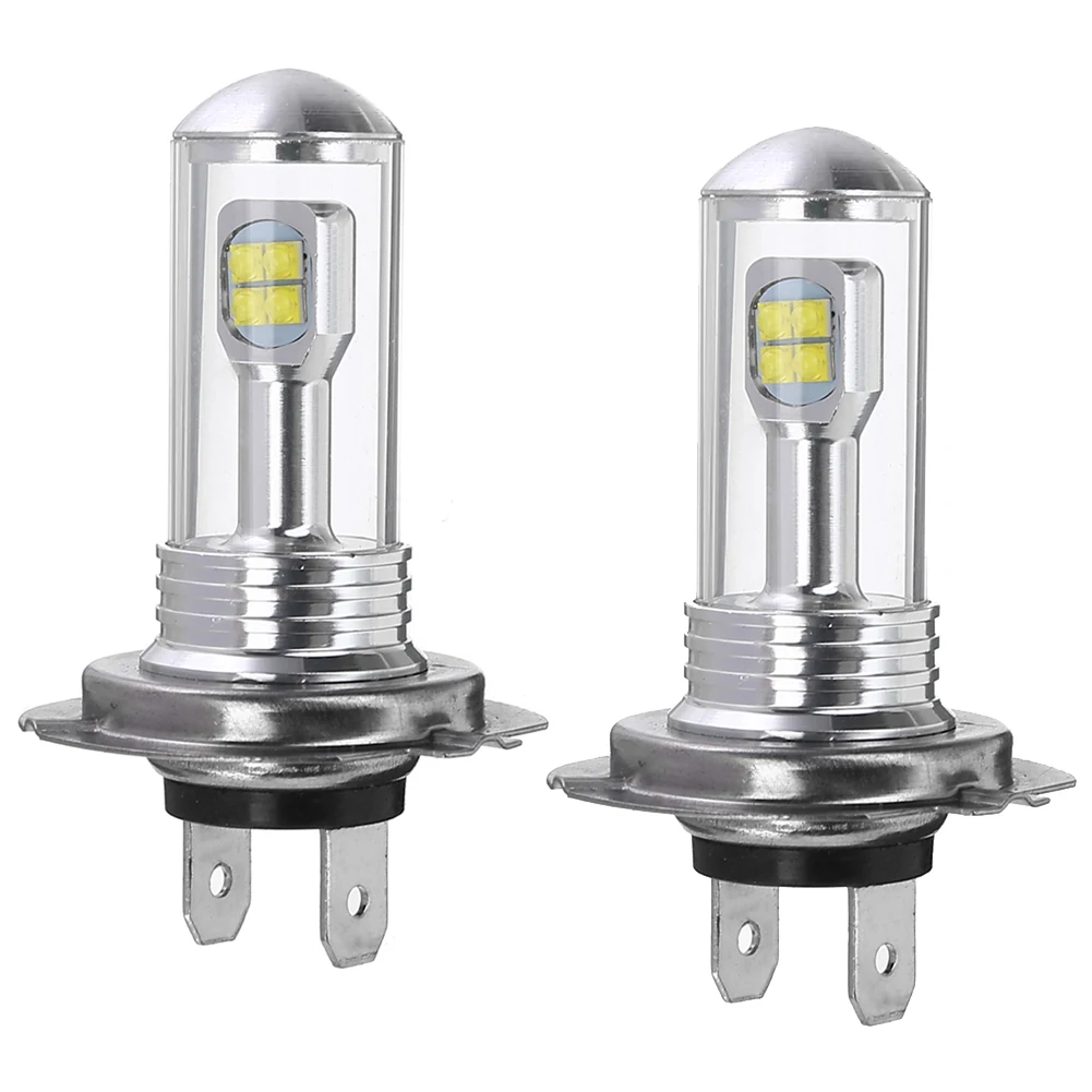 2 шт./компл. H7 фар автомобиля 80W 12 V-24 V 3000LM светодиодный туман Lihgt 6000K белый