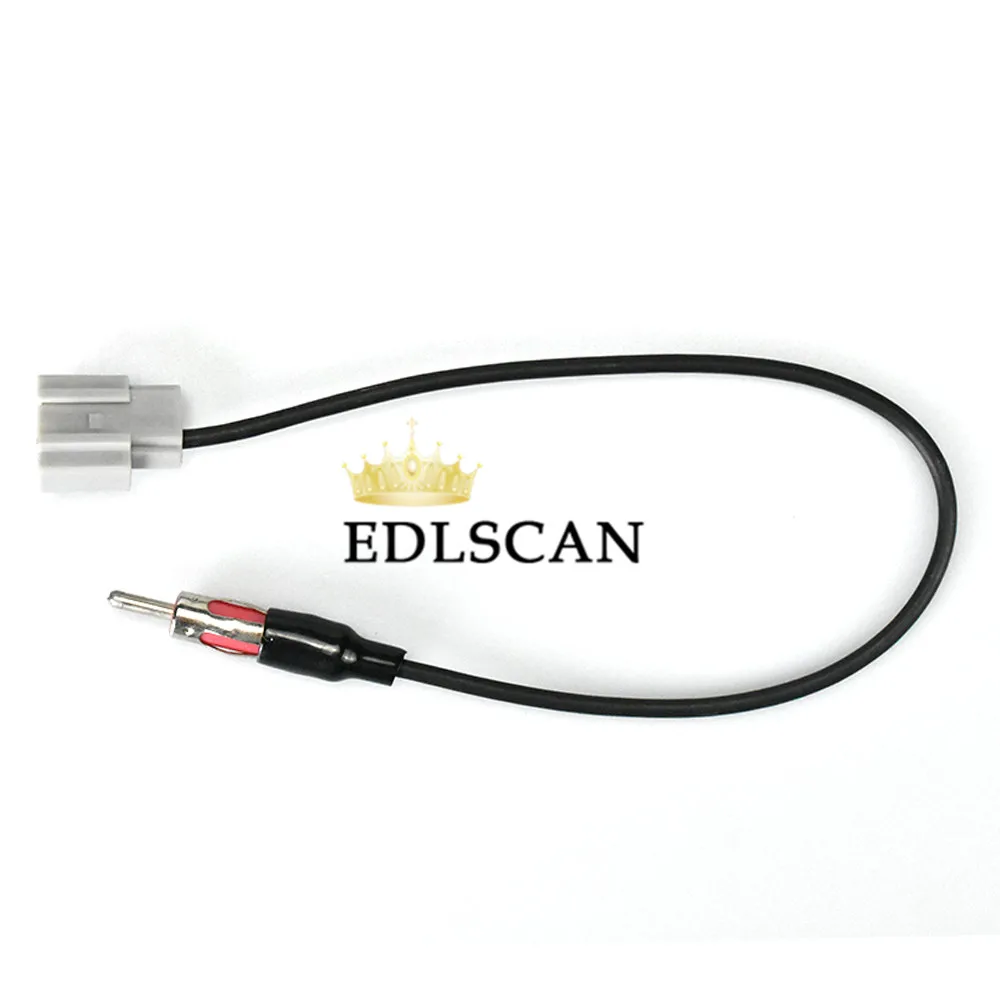 EDLSCAN автомобильный ISO жгут проводов 13-007 для Skoda для Opel long-DIN(m) антенный адаптер кабель 13-007