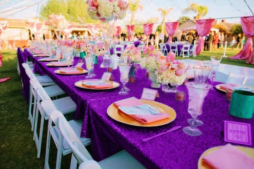 sequin tablecloth19