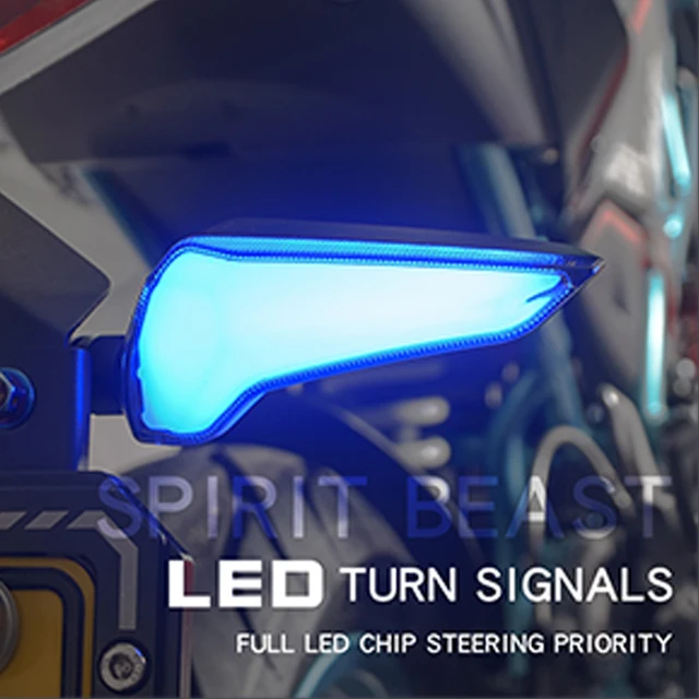 LED ضوء دراجة نارية المتعري بدوره إشارة مؤشرات لكاواساكي Z125 Z400 Z650 Z900 انتصار الشارع الثلاثي هوندا CBR250R CB1000R