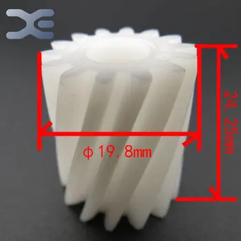 

5PCS/Set Meat Grinder Parts Gear Plastic Gear Teeth 14 Gear Diameter 19.8mm Bore Diameter 11.35/7.85mm New Unused Free Shipping