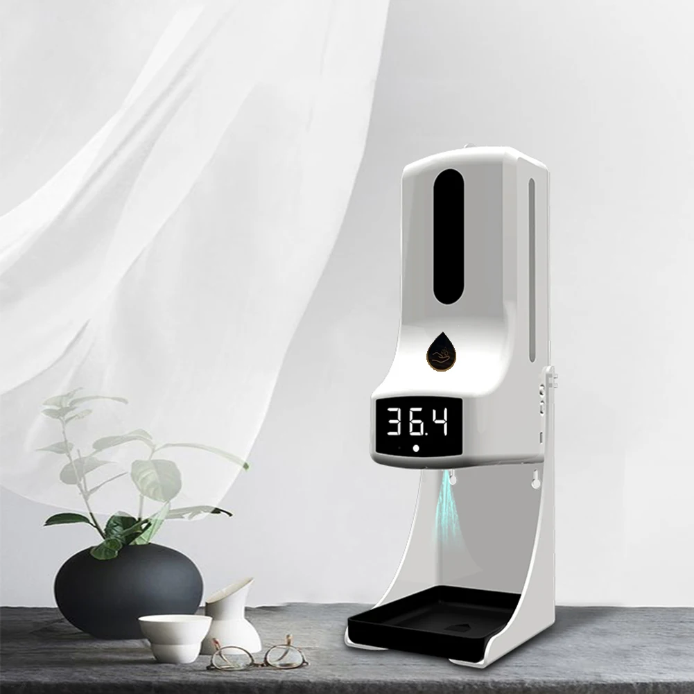 2020 Hot 1000Ml K9 Pro Wall-Mounted Thermometer with Soap Dispenserwith Alarmfor Use in OfficesSchools and Communities
