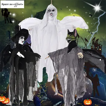 

Ghost Witch Ornaments Home Bar Ktv Club Haunted House Escape Halloween Decor Party Horror Props Gift Ghost Devil with Creepy Eye