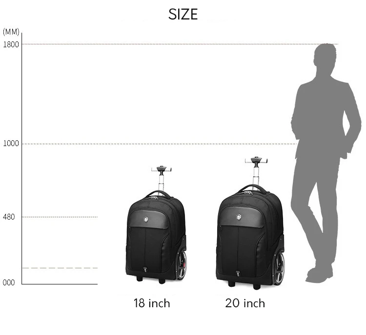 Вместительные дорожные сумки для мужчин, деловые сумки на колёсиках, 20 дюймов, на плечо, чемодан на колесиках, 18 дюймов, сумка для ноутбука на колесиках
