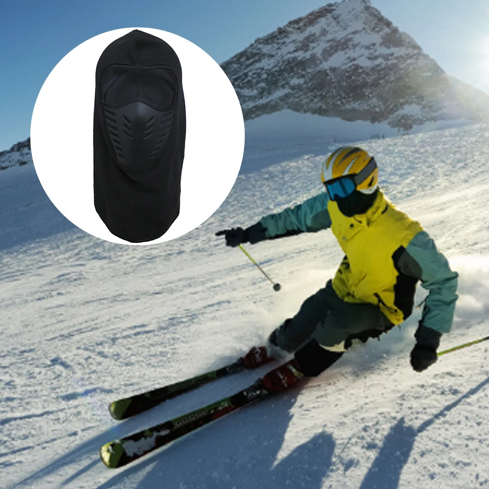 

Winter Windproof Cover Soft Hood Full Face Cycling Artificial Fleece Outdoor Balaclava Mask Sports Motorcycle Ski Neck Warm