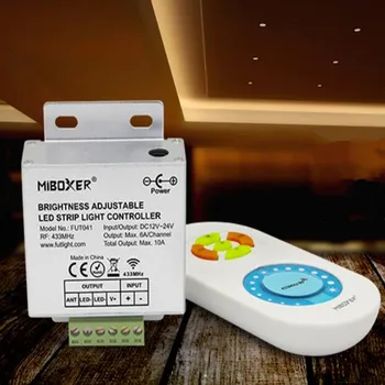 

30pcs Miboxer FUT041 DC12V-24V 433MHz LED Strip Dimmer Brightness Dimmable for 5050 3528 5630 single color led strip light tape