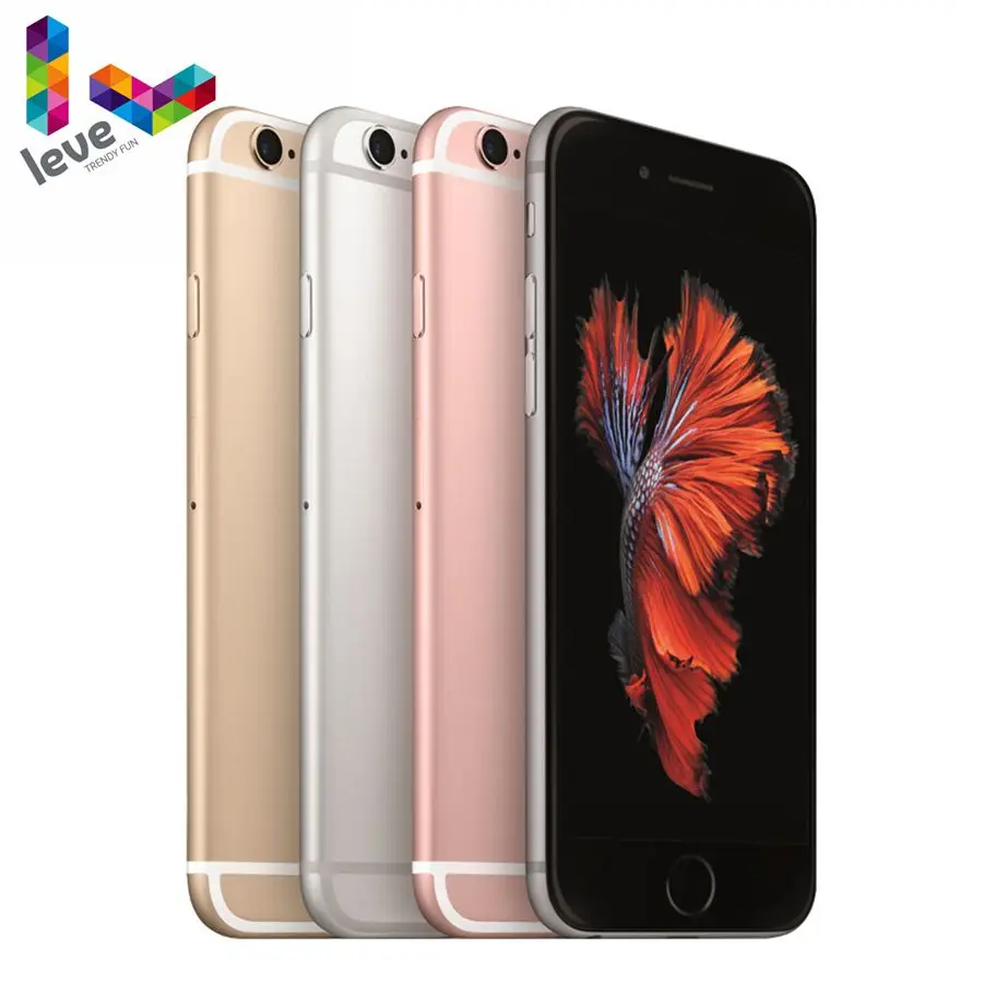 Оригинальный Apple iPhone 6s 2 Гб ОЗУ 16 32 64 и 128 ПЗУ 4 7 дюйма iOS двухъядерный 12.0MP
