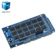 Para arduino mega sensor escudo v1.0 v2.0 dedicado expansão placa de desenvolvimento mega 2560 sup iic bluetooth sd robô peças diy