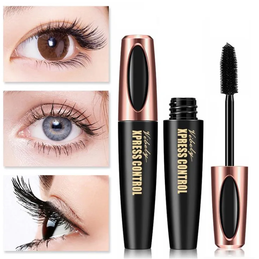 

New Makeup Volume Express Mascara With Collagen Cosmetic Extension Long Curling Waterproof Eyelash Black