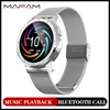 MAFAM Mx11 2022 Best Smart Watch Bluetooth call 200mah Battery + 128mAh Wireless Bluetooth Local Music Playback  Couple Watch ► Photo 1/6