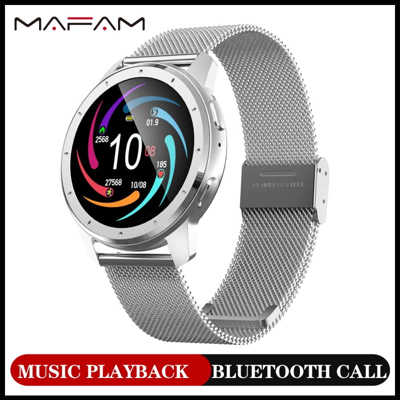 MAFAM Mx11 2020 лучшие Смарт часы Bluetooth Вызов аккумулятор 200 мАч + 128 беспроводные Часы с