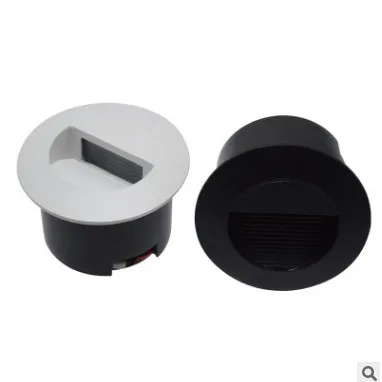 

LED floor lamp embedded aisle staircase step lamp waterproof outdoor circular wall lamp