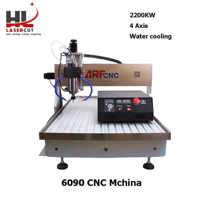 Нет налога для России CNC 6090 фрезерный станок с раковиной 2.2KW 4 осевой USB порт