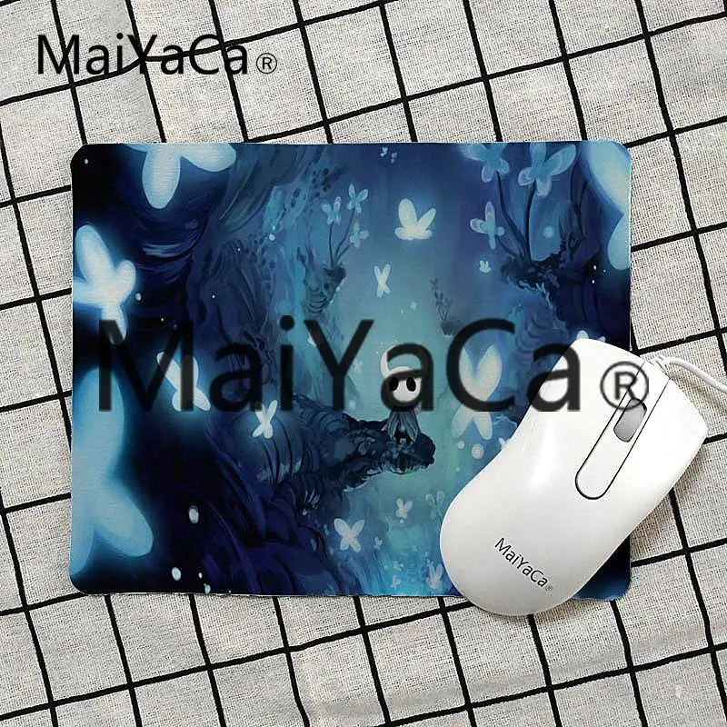 No Lock Edge18x22cm MaiYaCa ваши собственные коврики полые рыцарь геймер скорость мыши розничная маленький резиновый коврик для мыши размер для 18x22 см 25x29 см резиновые коврики - Цвет: No Lock Edge18x22cm