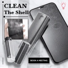 3 in 1 Fingerprint-proof Screen Cleaner Portable For iPad Phone Computer Screen Cleaner Screen TV Monitor Clean Household