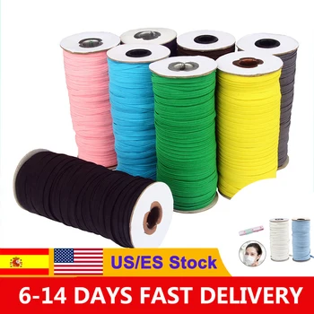 

3mm Colorful Mask Elastic Band Mask Rope Mask Rubber Band Tape Mask Ear Hanging Rope Round Elastic Band DIY Crafts 160 Yards