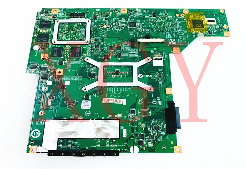 Original Product FOR MSI GE60 Laptop motherboard MS-16GC1 MS-16GC VER 1.1 DDR3 N14E-GE-A1 100% test OK