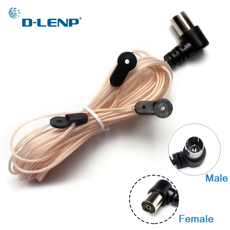 Dipole-Antenna Connector Radio YAMAHA Indoor Male/female Aerial Copper 75 HD PAL Dlenp