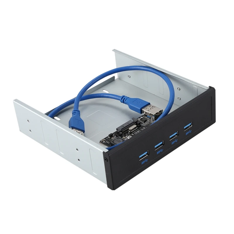 SSU Настольный ПК USB3.0 предварительно четырехпортовая Плата расширения PCI-E до USB3.0 предварительно четырехпортовая плата оптической приводной удлинитель